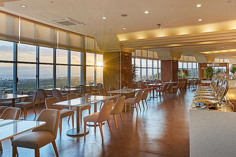 Surya Café in Okinawa luxury hotel resort
